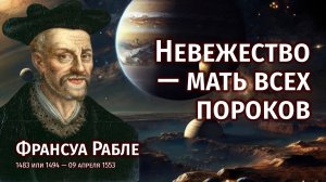 Франсуа Рабле: невежество — мать всех пороков