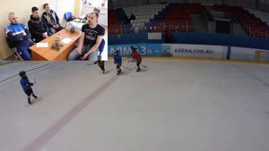 Хоккей дети | тренировка на льду 2018 02 25 Шоломицкий Артур