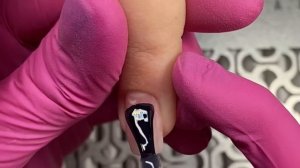 УКРЕПЛЕНИЕ НОГТЕЙ ? БЫСТРЫЙ ДИЗАЙН ? Работа гелем ✌?