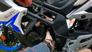 Как поставить 16 звезду на мотоцикл Racer RC250XZR-A. Размер имеет значение!!!