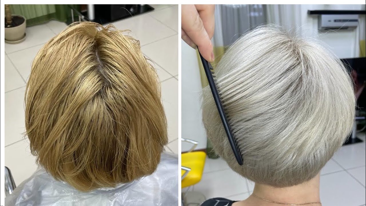 Из 7.3 (золотистый блонд) в платиновый блонд 10.1 Обесцвечивание коричневых волос в блонд смотреть онлайн