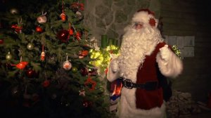 Дедушка Мороз поздравляет Мирославу и Диану с наступающим 2023 годом