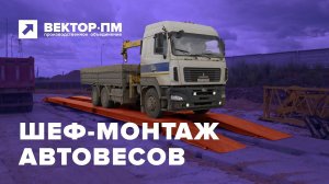 Шеф-монтаж автомобильных весов Уралвес. Пермь, Камская долина. Вектор-ПМ