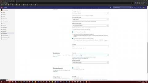 GitLab сменить язык