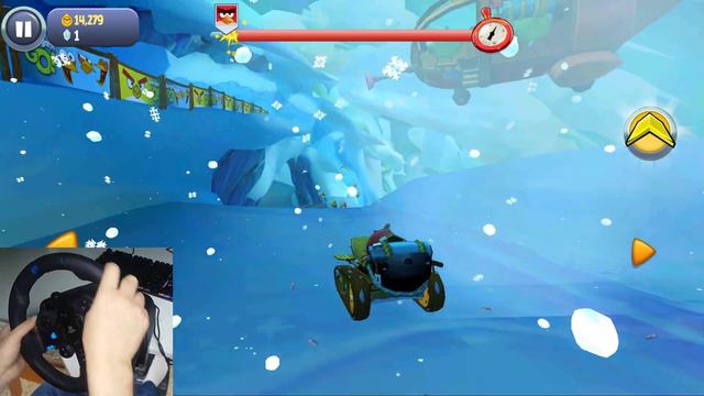 Angry Birds Go! 2.0 - Daily Racers | I tried to play at the wheel | Angry Birds Go смотреть онлайн