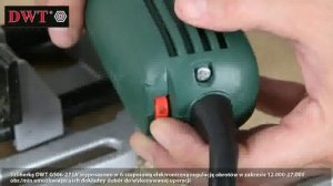 Test szlifierki prostej DWT GS06-27 LV