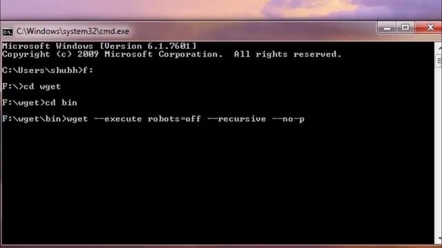 How to download entire websites using command prompt! смотреть онлайн