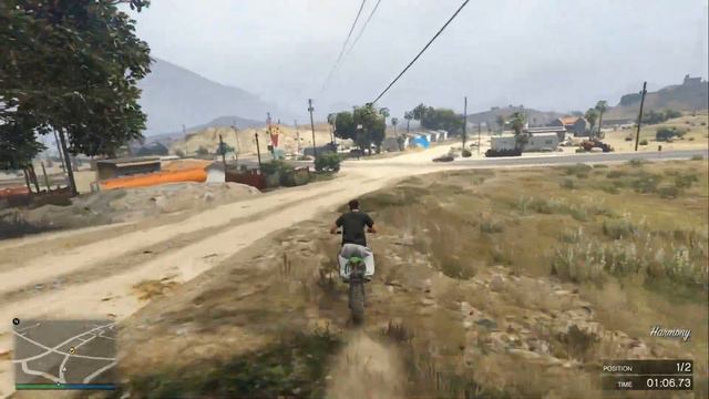 Grand Theft Auto 5 Online Race - Into The Lights (First Place) смотреть онлайн