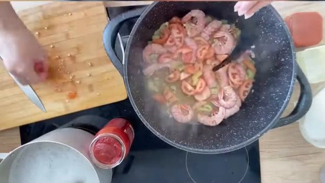 Паста с креветками как готовить пасту смотреть онлайн