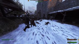 Mount and Blade II Bannerlord - Large Castle Siege - Intense First Person Vlandian Last Stand