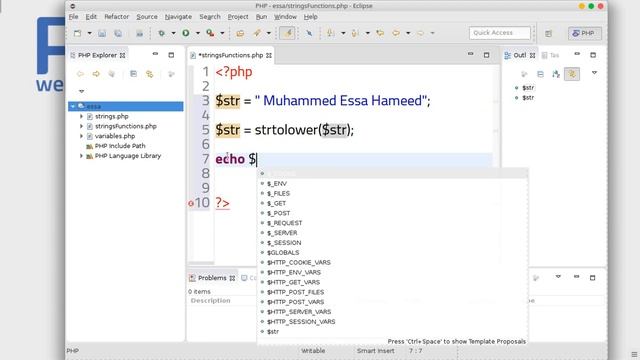26 PHP scripting language  String Functions