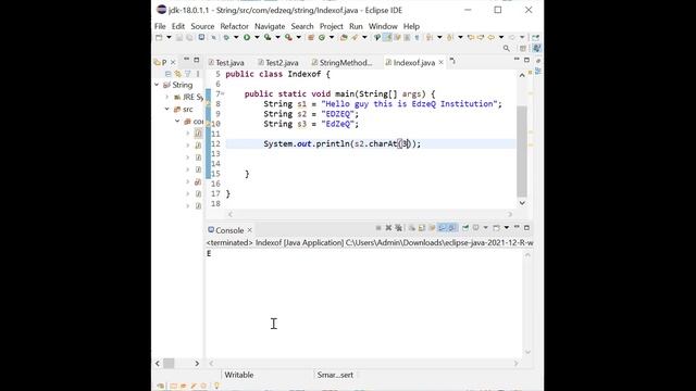 JAVA String Methods PART 2 смотреть онлайн