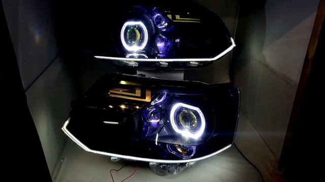 VW T5.1 custom drl headlights