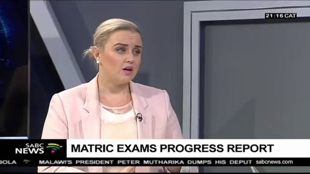 Matric exams progress report: Troy Martens