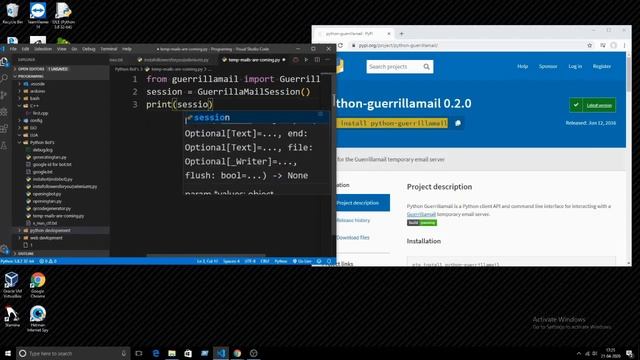 How to make A Fake TEMP-MAIL generator in Python.