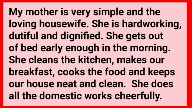 Essay on My Mother in English for school students//my mother paragraph || My mom essay смотреть онлайн