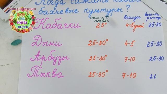 Можно ли посадить кабачки и арбузы 18-19 апреля в открытый грунт? смотреть онлайн