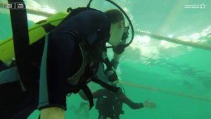 Обучение дайвингу. Плавучесть. Поза лотоса. Упражнения с маской. Вертикальное плавание вниз головой