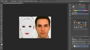 Как сделать через фотошоп накладку одного изображения на второе