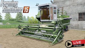 Farming Simulator 15, Уборочная, МТЗ, ХТЗ, ЕНИСЕЙ, КИРОВЕЦ !!!