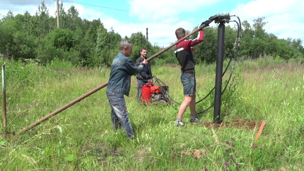 Сваекрут гидравлический 8408 Hm .Бензо-масло станция.