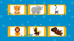 Как Нарисовать Животных для Детей Все Серии Подряд? Учимся Рисовать Кошку Слона Льва Щенка Лемура