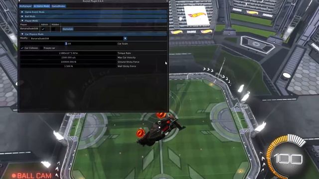 Going outside the map || Rocket League w/ BakkesMode смотреть онлайн