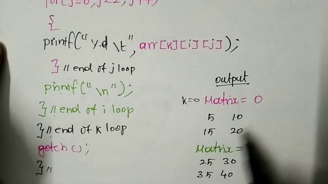 multidimensional array in c tamil | 3d array in c tamil | 3d array c programming | CSTL Academy