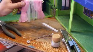 Кукольный домик шторы и гардины