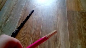 Как сделать бузиную палочку без  клея