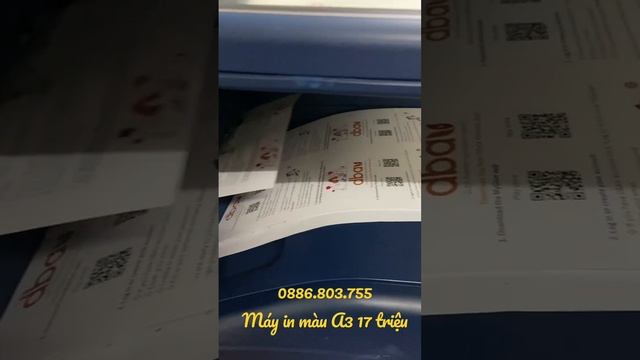 Máy in laser màu A3 xerox chỉ 17 triệu - chuyên in sách chi phí bản in chỉ 1000đ / trang #mayinmau