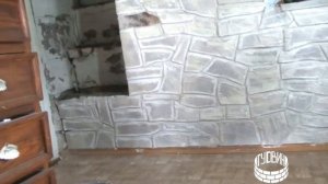 как мы клеим дикий камень