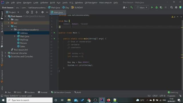 Java enum or enumeration | Tamil
