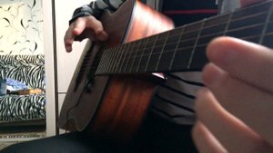 Первая песня на гитаре (А муха тоже вертолёт)