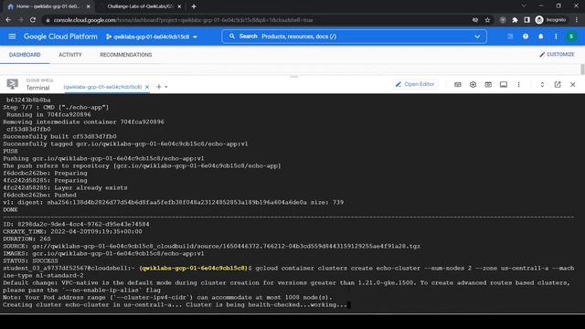 Build and Deploy a Docker Image to a Kubernetes Cluster | GSP 304 | Facilitator Program 22 |