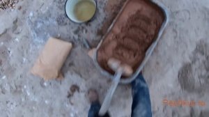 бюджетная печь как замешать раствор для печи