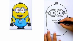 Как нарисовать Миньона / учимся рисовать миньонов