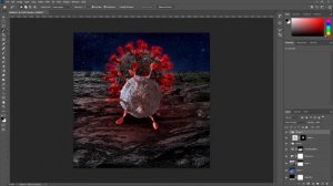 Photoshop manipulation speedart: "Virus"