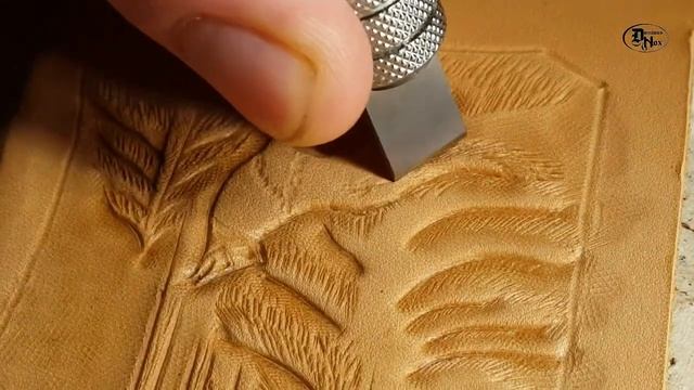 Тиснение по коже растительного дубления. Своими руками. смотреть онлайн