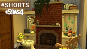 THE SIMS 4 | Загородный Семейный Коттедж (Обзор) | Без CC | The Sims 4 Stop Motion Build | #Shorts