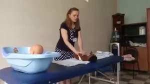 Пеленание с фиксацией ручек