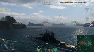 Линкор PATRIE 272К Урона! World of Warships
