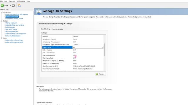 NVIDIA CONTROL PANEL - Best Settings for FPS & Performance in 2023! смотреть онлайн