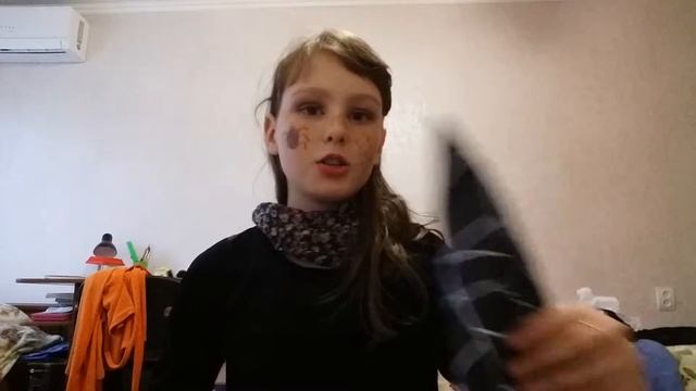 Первый влог.Костюм ведьмы выступление