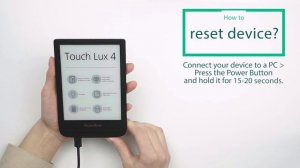 How to reset PocketBook? | PocketBook Official Channel |