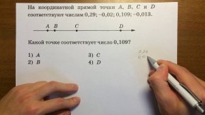 ОГЭ задача 3 (числовые неравенства) #5