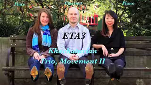 ETA3 - Khachaturian Trio, excerpt from Movement II смотреть онлайн