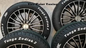 Tire Paint. Краска для шин.Красим Tunga Zodiak 2.Летняя R16.