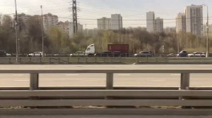Поездка на автобусе 436 от метро Тушинская до Дома правительства Московской области