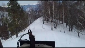 на дт75 по вершинам гор и про турбину на трелевочник